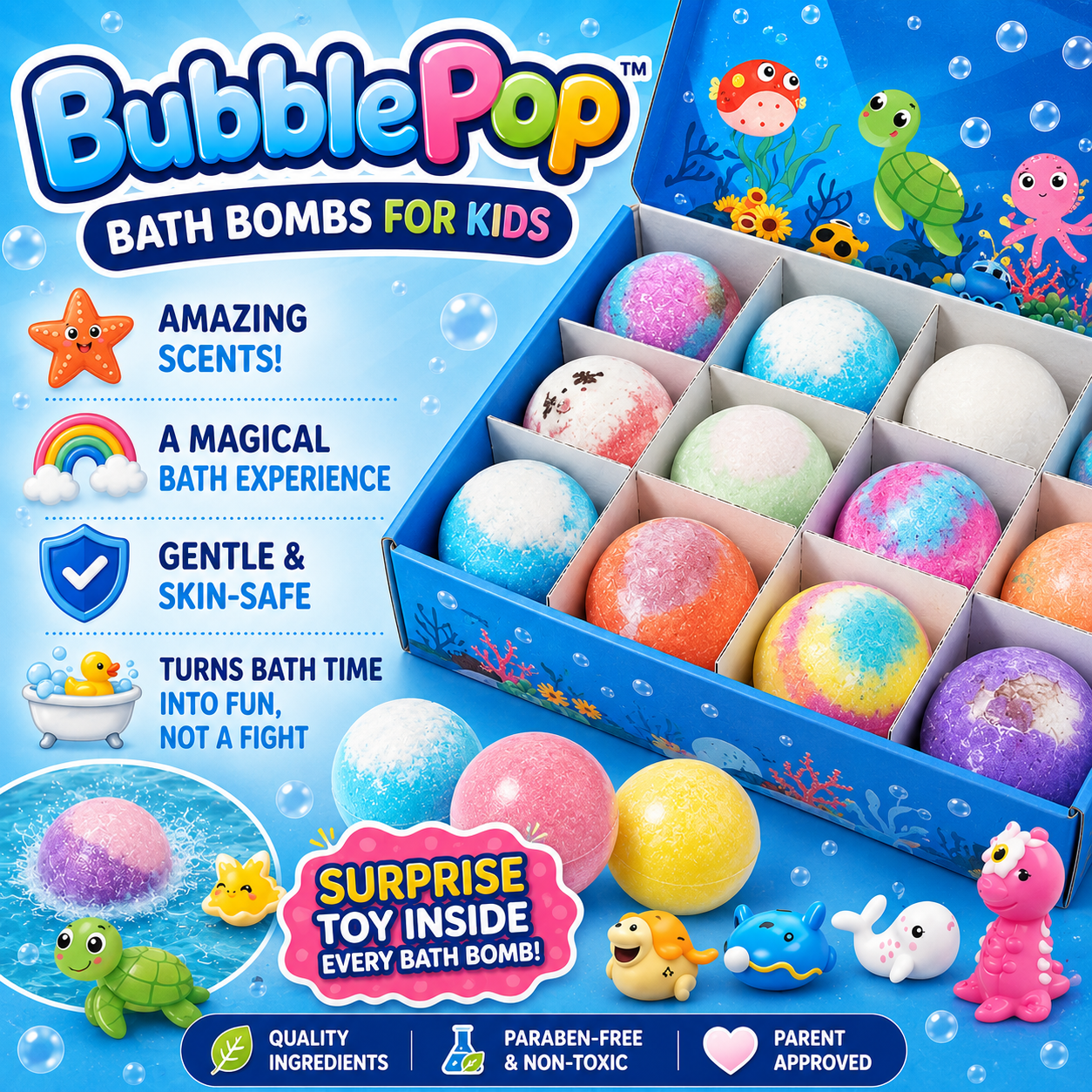 BubblePop™ | Turn Bath Time Into a Magical Adventure