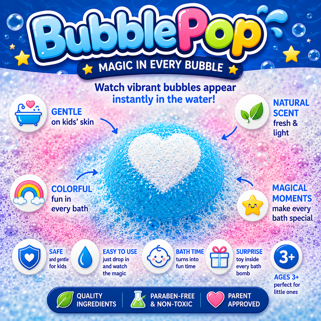 BubblePop™ | Turn Bath Time Into a Magical Adventure